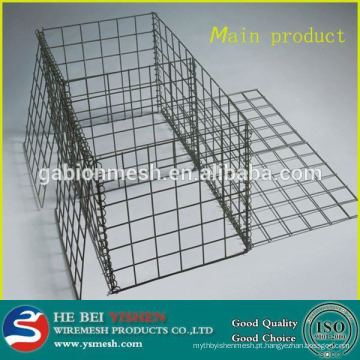 Gabion basket price Galvanized Stone Cages / gabion para Retaining Wall & gabion rocks para gabion (principais produtos)